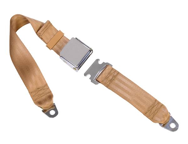 Non-Retractable Seat Belt with Buckle & Latch
