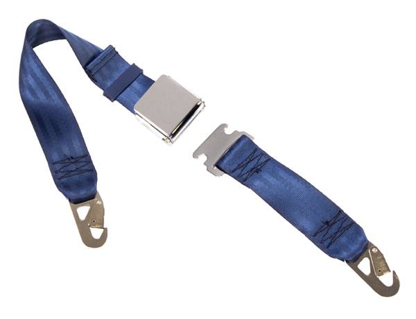 Mounting Kit:74" 2 Medium Blue Seat Belt 2 Point Seatbelt Blue Lap Seat Belts