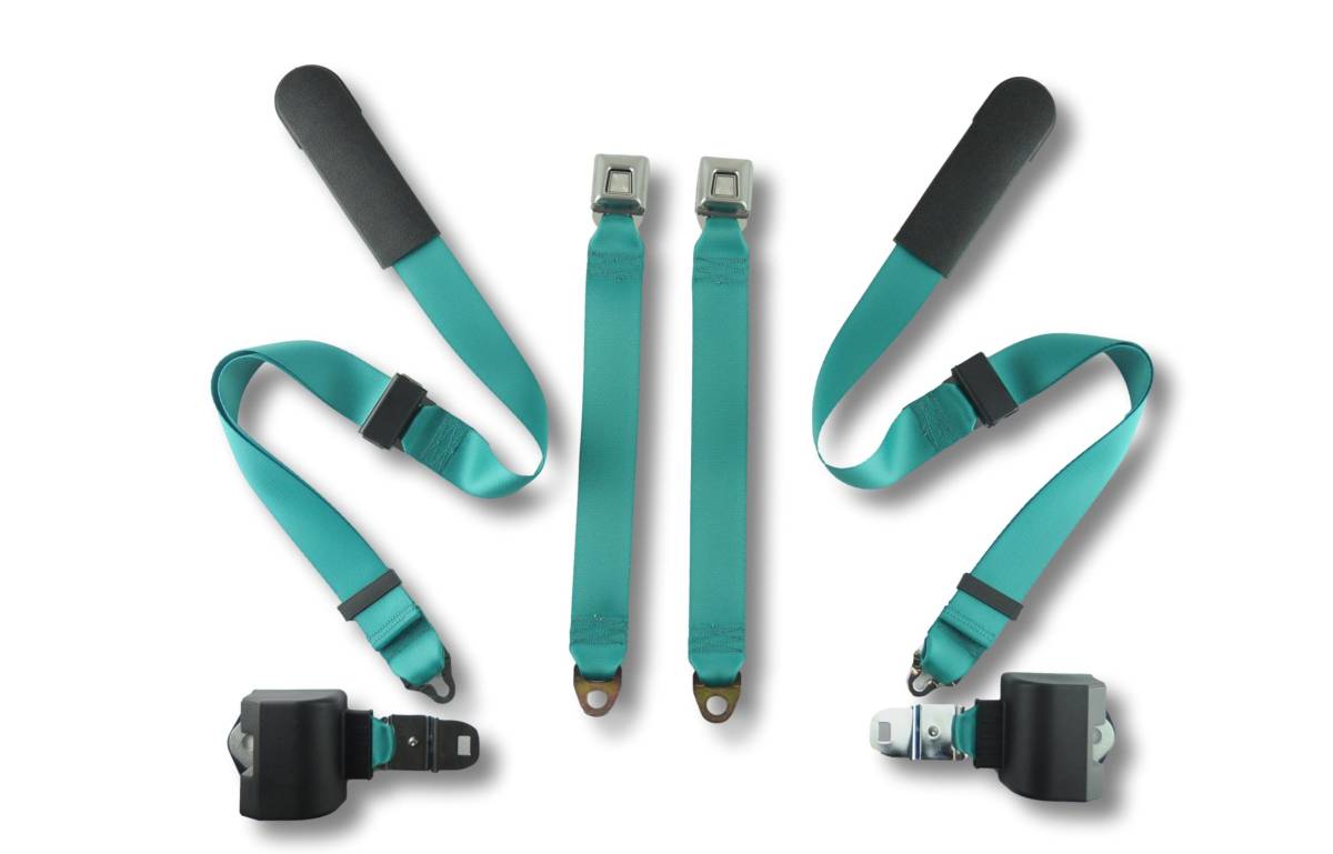 19681973 Ford Mustang, Coupe, Driver & Passenger Seat Belt Kit, Type