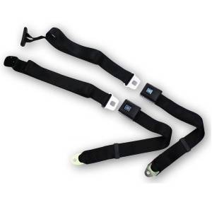 Seatbelt Planet - 1967-1969 Chevy Camaro Shoulder Only Seat Belt Kit with Reman OE Style Buckle