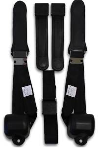 Seatbelt Planet - 1968-1970 Dodge Charger Driver, Passenger & Center Seat Belt Conversion Kit