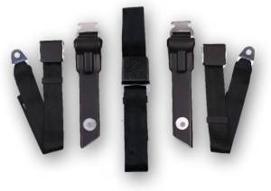 Seatbelt Planet - 1968-1970 Dodge Dart Driver, Passenger & Center Seat Belt Kit