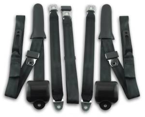 Seatbelt Planet - 1971-1974 Dodge Dart Driver, Passenger & Center Seat Belt Conversion Kit