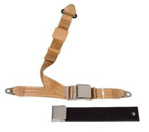 Seatbelt Planet - 1955-1962 MGA, Lift Latch Buckle, Lap & Shoulder Seat Belt