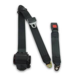 Seatbelt Planet - 1981-1984 Toyota Landcruiser FJ60 Rear Plastic Push Button Seat Belt