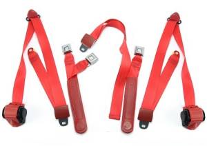 Seatbelt Planet - 1968-1972 Chevy Pickup, Standard Cab, Driver, Passenger & Center Seat Belt Kit - without Gas Tank