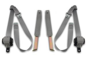 Seatbelt Planet - 1992-1996 Ford F-Series, Extended Cab, Driver & Passenger, Bucket Seat Belt Kit