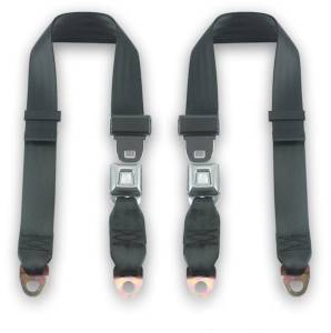 Seatbelt Planet - 1969-1973 Ford Maverick, Rear Driver & Passenger Seat Belt Kit