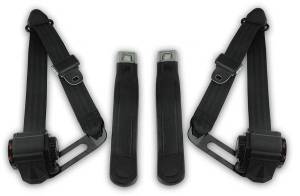 Seatbelt Planet - 1972-1973 Ford Pinto, Driver & Passenger, Bucket Seat Belt Kit