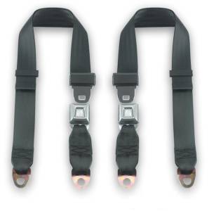 Seatbelt Planet - 1969-1973 Mercury Comet, Rear Driver & Passenger Seat Belt Kit