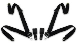 Seatbelt Planet - 1965-1973 Porsche 911, Driver & Passenger Seat Belt Kit