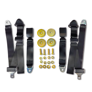 Seatbelt Planet - 1968-1976 BMW E10, Rear Driver & Passenger Seat Belt Kit