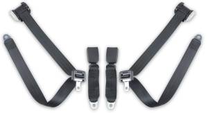 Seatbelt Planet - 1985-1989 BMW E30, Rear Driver & Passenger Seat Belt Kit