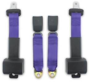 Seatbelt Planet - 1985-1992 Volkswagen Golf MK2, Rear Driver & Passenger Seat Belt Kit