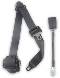 Seatbelt Planet - 1990-2002 International 4900, Driver or Passenger Seat Belt with 13" Cable Buckle
