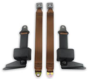 Seatbelt Planet - 1968-1972 GMC Pickup, Driver & Passenger, Seat Belt Kit - with Gas Tank and Bench Seat