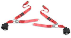 Seatbelt Planet - 1968-1973 Ford Mustang, Convertible, Driver & Passenger Seat Belt Kit