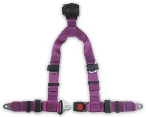 Seatbelt Planet - 4-point Retractable Y Harness with Push Button Buckle