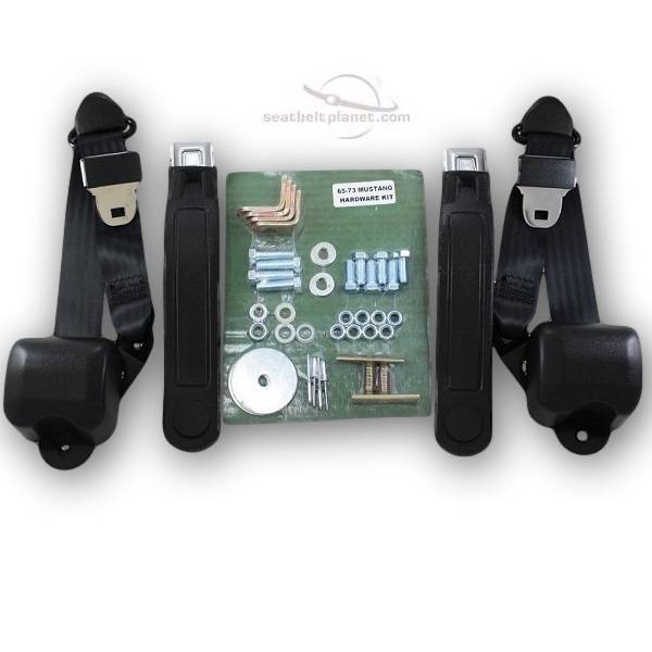19641967 Ford Mustang Replacement Seat Belt Conversion Kit