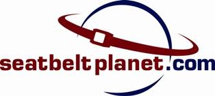 Seatbelt Planet - SeatbeltPlanet Logo Sticker 2 x 4 Inch