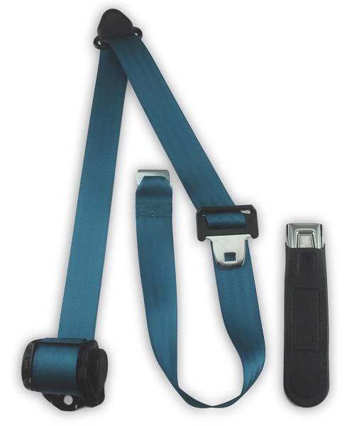2-Point Lap Seat Belt – 74" Black, Universal Fit For 1966-1996 Ford Bronco & Trucks