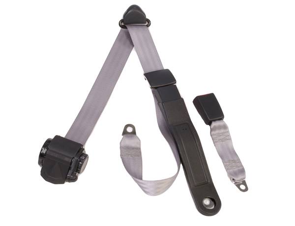 3-Point Lap/Shoulder Retractable Seat Belt End Release Buckle