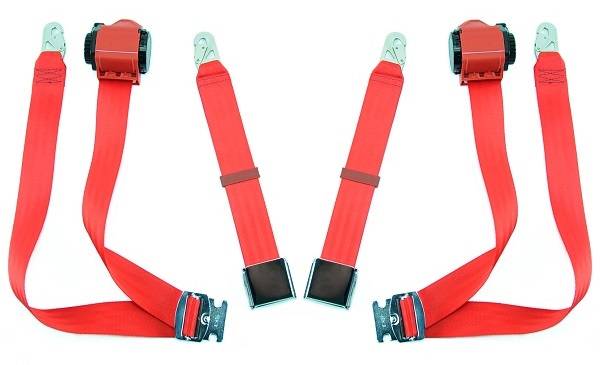 1965-1969 Porsche 912 Front Seat Belt Kit