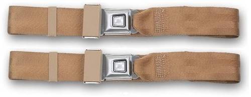 1955-1962 MG A, Driver & Passenger Seat Belt Kit