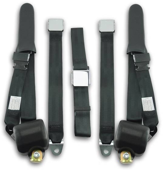 1964-1967 Plymouth Belvedere Driver, Passenger & Center Seat Belt Conversion Kit