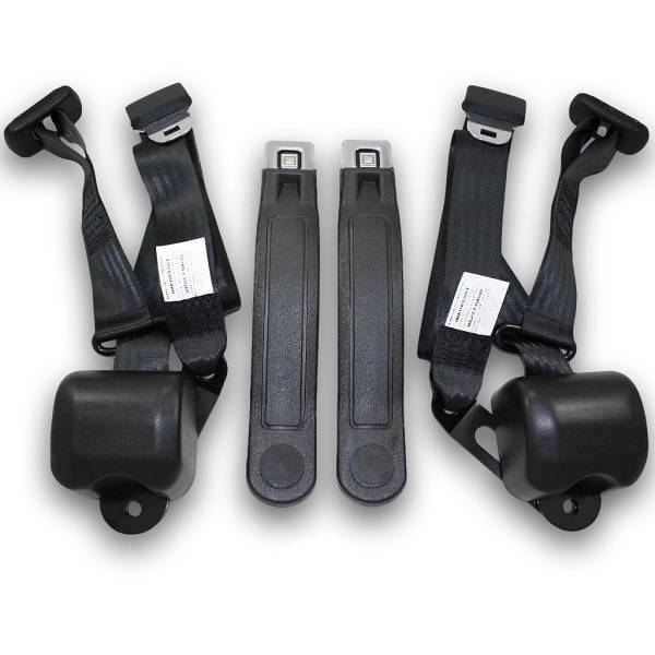 1967-1969 Chevy Camaro Retractable Lap & Shoulder Conversion Seat Belt Kit