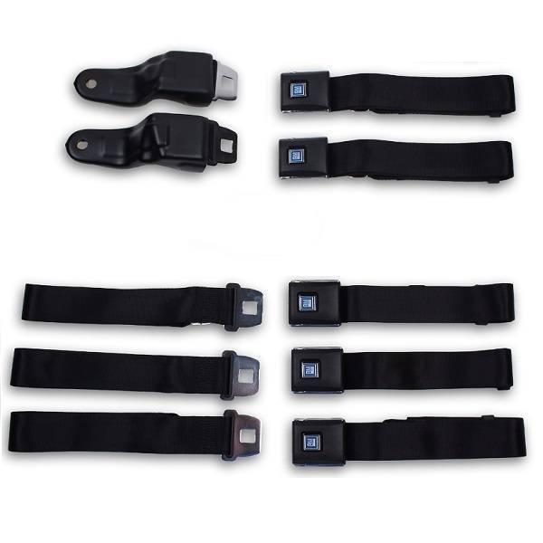 1967-1969 Chevy Camaro Front & Rear Lap Seat Belt Kit