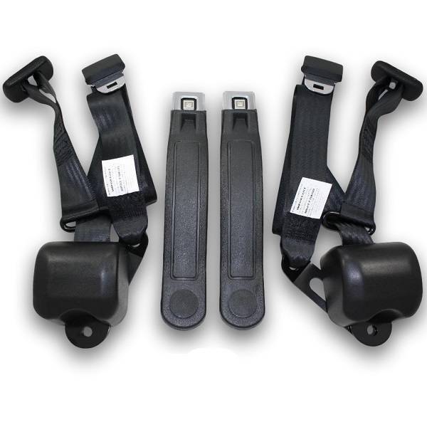 1966-1967 Chevy Chevelle Bucket Seat Retractable Lap & Shoulder Conversion Seat Belt Kit