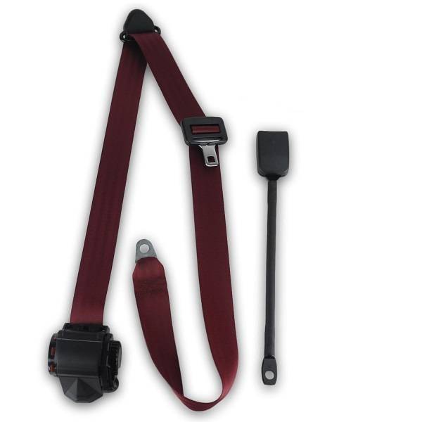 1958-1971 Austin Healey Sprite End Release Retractable Lap & Shoulder Seat Belt