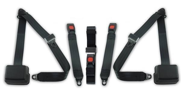 1983-1988 Toyota 4Runner, Standard Cab, Driver, Passenger & Center, Bench Seat Belt Kit