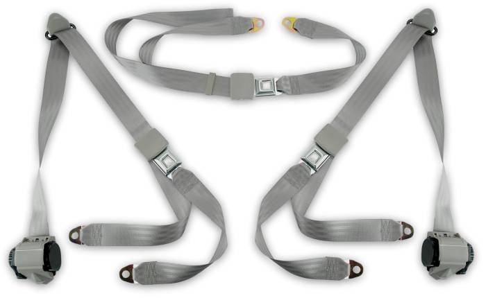 1973-1987 Chevy Truck Standard Cab Bench Seat Belt Kit