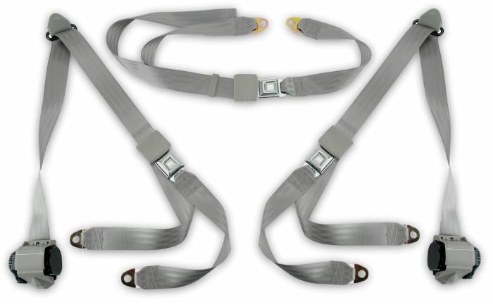 1989-1991 GMC Pickup Truck, Crew Cab, Rear Bench Seat Belt Kit