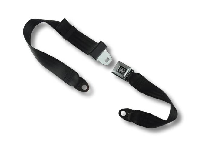 Seatbelt Planet - 2-Point Lap Seat Belt Reman All Metal Reman OE Style Buckle