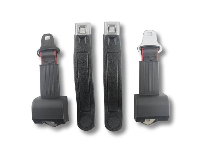 Seatbelt Planet - 1964-1975 Ford F-Series, Standard Cab, Driver & Passenger, Bucket Seat Belt Kit