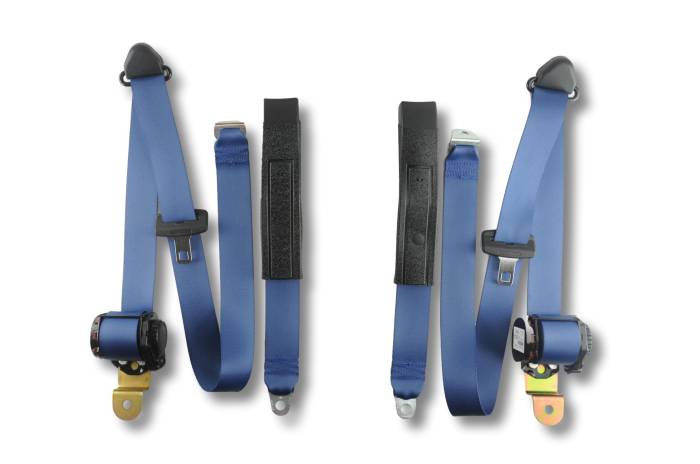 Seatbelt Planet - 1995-1998 Toyota Tacoma, Standard Cab, Driver & Passenger, Bench Seat Belt Kit