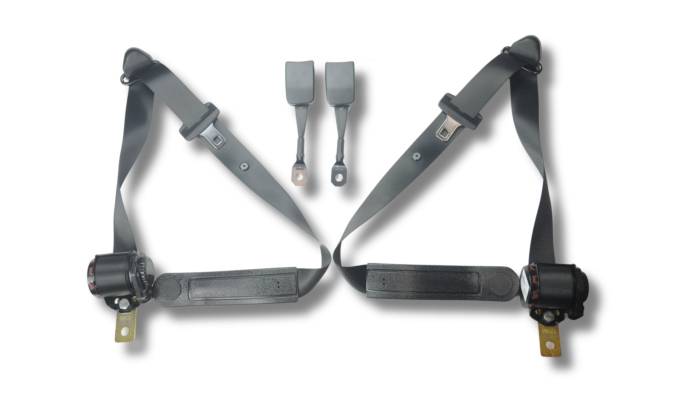 Seatbelt Planet - 1992-1995 Honda Civic, Coupe and Hatchback, Driver & Passenger Seat Belt Kit