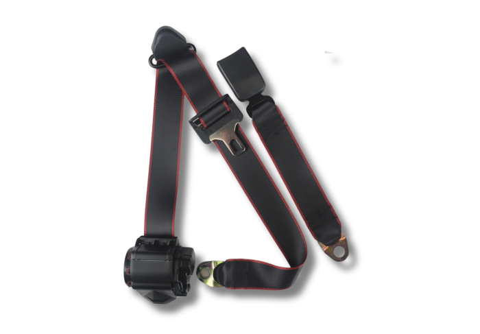 Seatbelt Planet - 1997-2006 Jeep Wrangler TJ and LJ, Rear Driver or Passenger Seat Belt Kit with Switchable Retractor