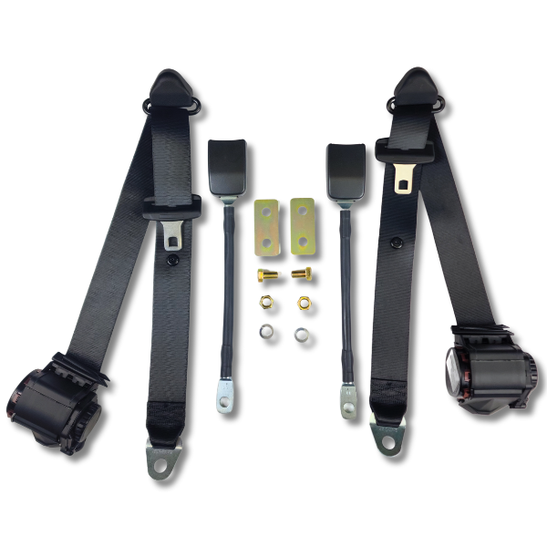 Seatbelt Planet - 1972-1983 Honda Civic, Driver & Passenger Seat Belt Kit