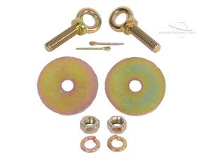 1962-1965 Porsche 356 Front Seat Belt Hardware Kit