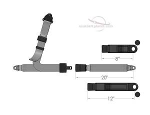 3-Point Lap/Shoulder Seat Belt End Release Buckle