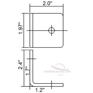 L Bracket dimensions