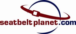 SeatbeltPlanet Logo Sticker 2 x 4 Inch