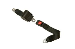 Seatbelt Planet - 2-Point Lap Retractable Seat Belt Push Button Traveling Retractable