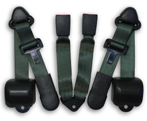 1997-2006 Jeep Wrangler Rear Seat Belt Kit