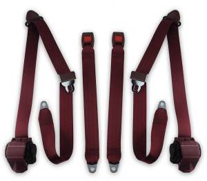 1978-1993 Dodge D250, Standard Cab, Driver & Passenger, Bench Seat Belt Kit