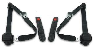 1950-1977 Volkswagen Beetle, Driver & Passenger Seat Belt Kit